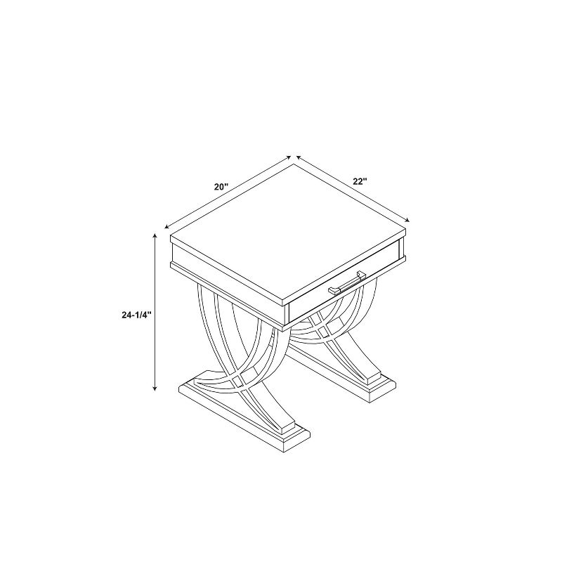 Pearson Side Table Honey - Powell Company