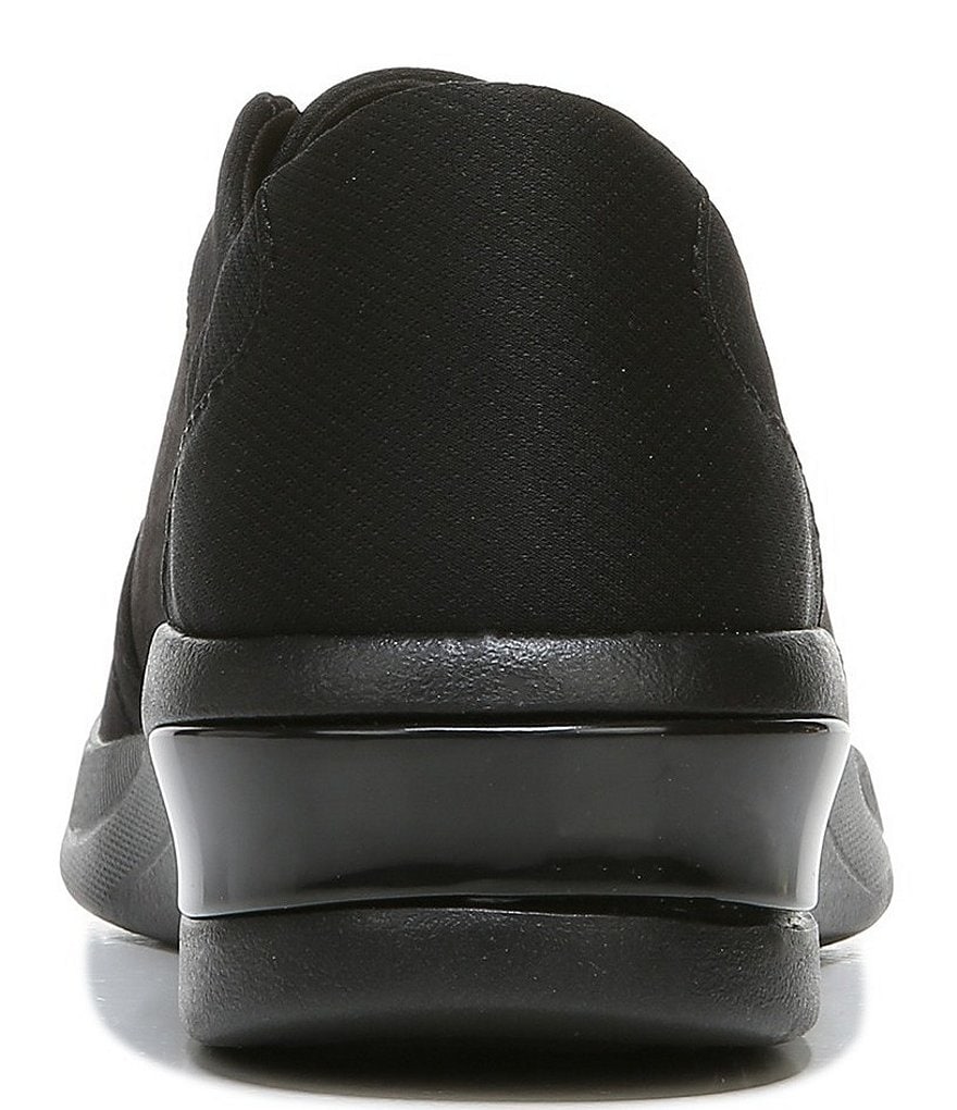 Bzees Florence Front Zip Slip-On Leopard Print Washable Sneakers