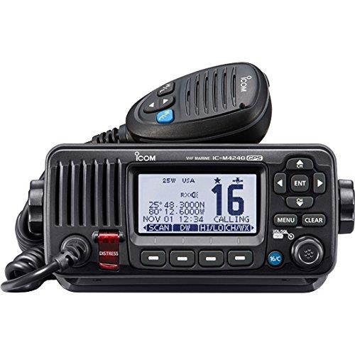 Icom  ICMM424G21  25-watt Vhf Radio With Gps & Cmiv (black)