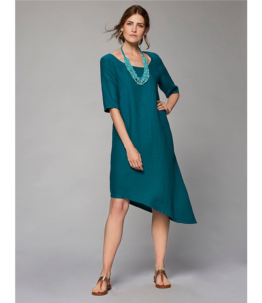 Barse Turquoise Magnasite Multi Row Necklace