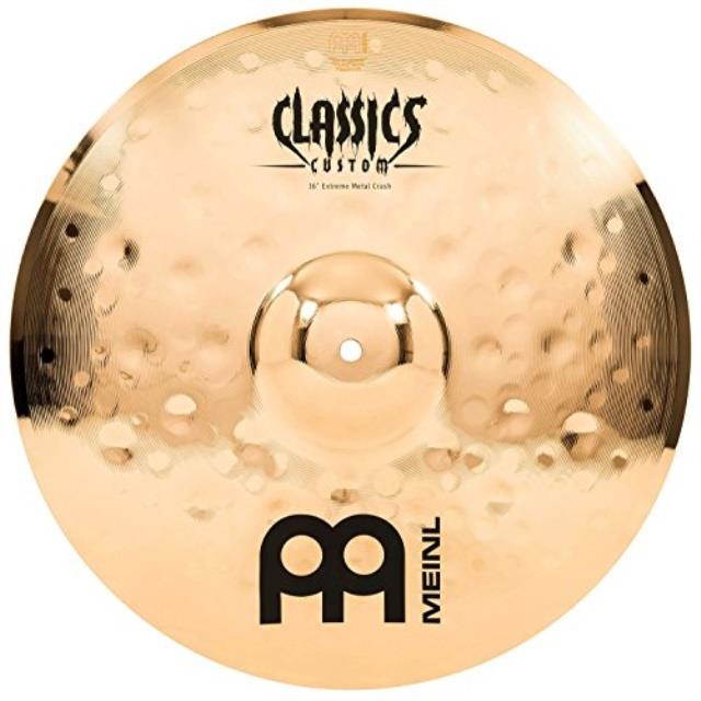 meinl 16" crash cymbal  classics custom extreme metal  made in germany, 2year warranty cc16emcb