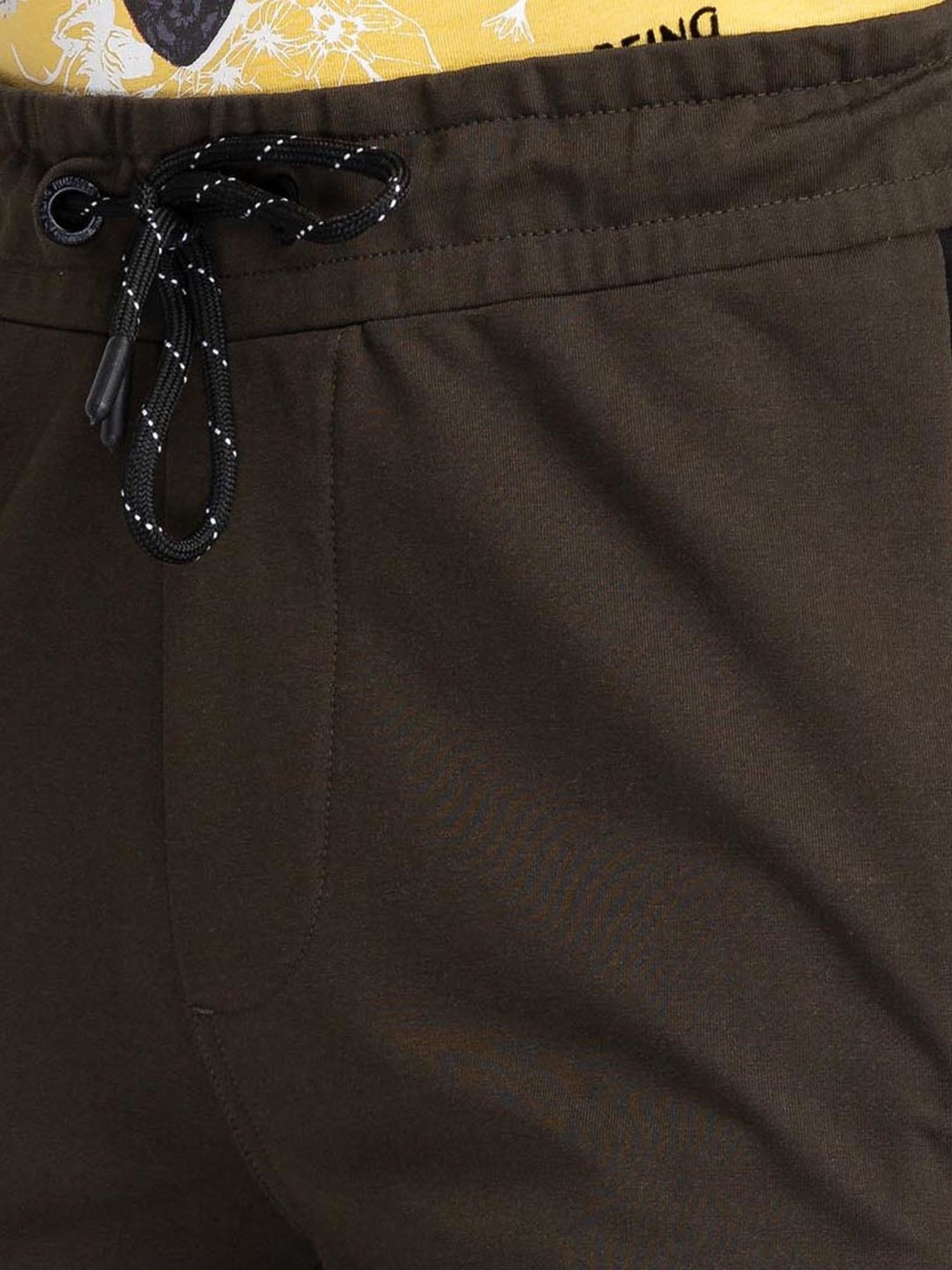 Being Human Green Regular Fit Shorts