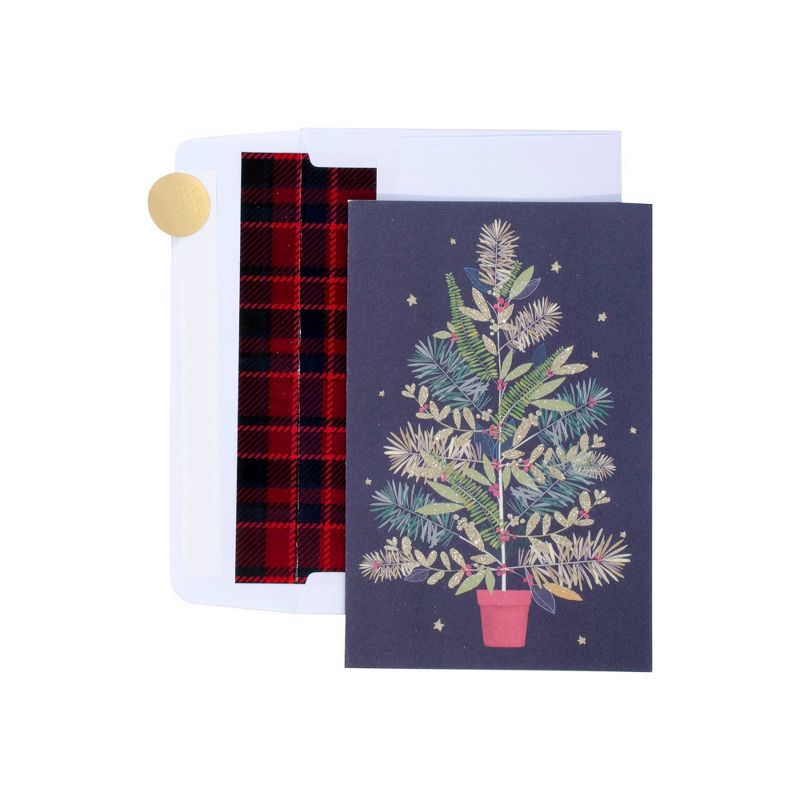 Carlton Cards 40ct Tree with Dark Background Boxed Cards