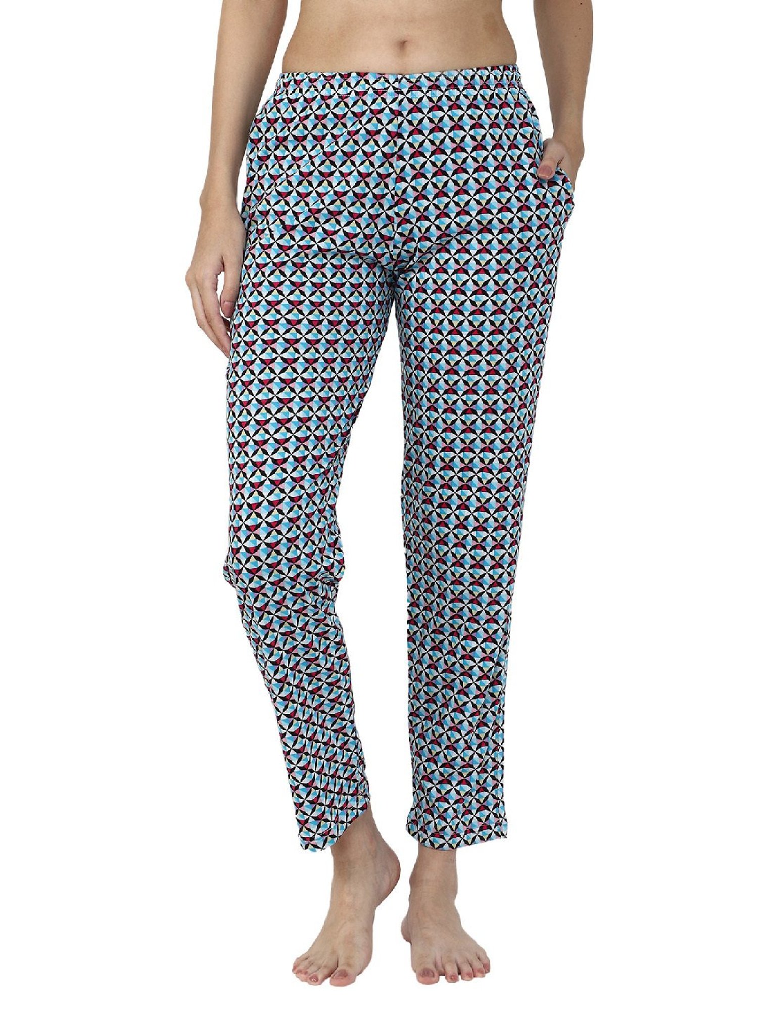 Dyca Blue Printed Lounge Pants