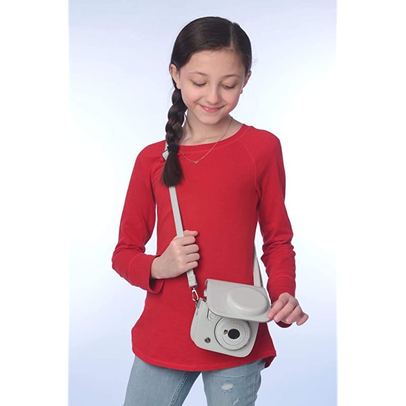 Premium Leather Camera Case with Accessories Kit Bundle for Instax Mini 9 Instant Film Camera | Includes Camera Strap + Photo Album + Picture Frames + Selfie Lens + Cleaning Cloth & More