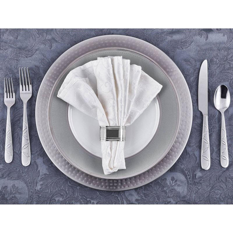 Old Dutch 16" 4pk Brushed Nickel Charger Plates