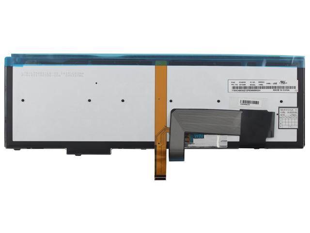 Laptop Replacement Backlit Keyboard with Frame Compatible with for Lenovo IBM PN: 0C44952 04Y2387 42F186 KM BL-105US MP-12P63USJ442W US Layout Black Color