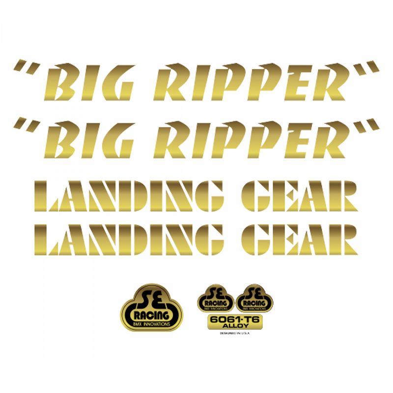 Se Bikes Big Ripper Decal Set Sticker/Decal