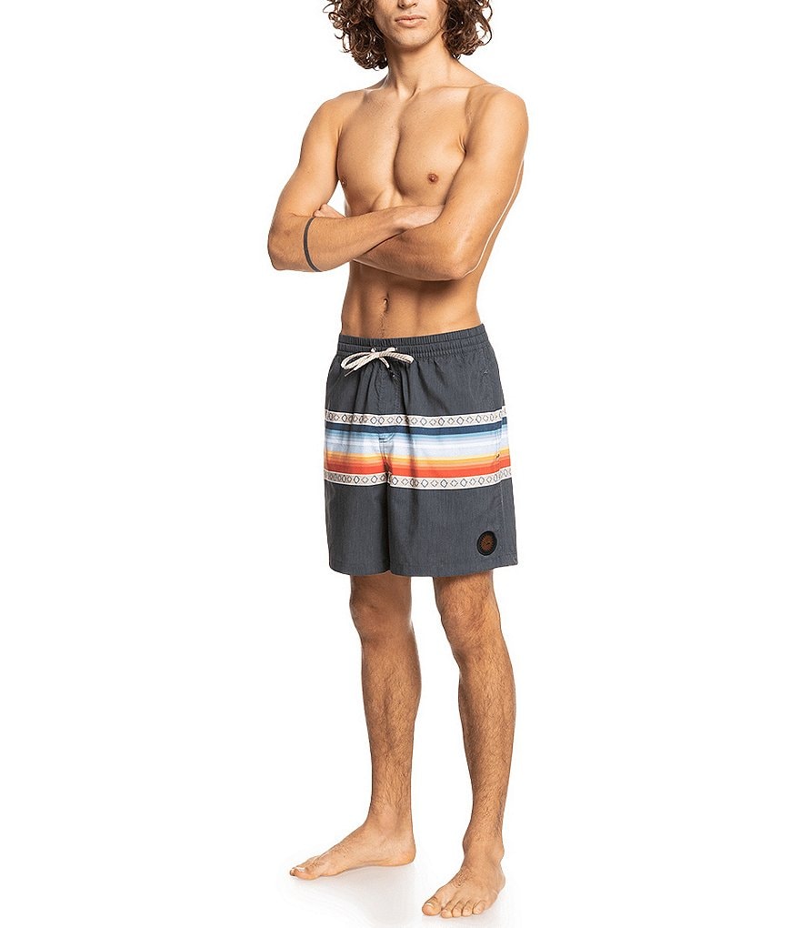 Quiksilver Sun Faded 17#double; Outseam Volley Shorts