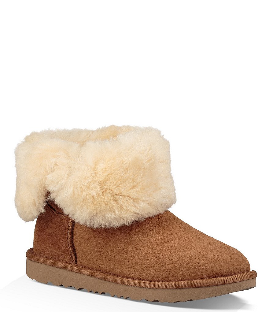 UGG&reg; Girls' Classic Clear Mini II Waterproof Winter Boots (Toddler)