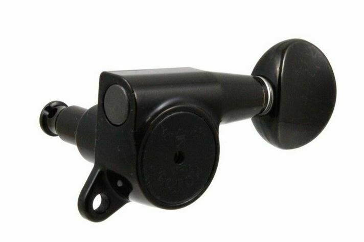 Gotoh SG381 HAP 6 Inline Post-Height adjustable Tuners BLACK TK-7660-003