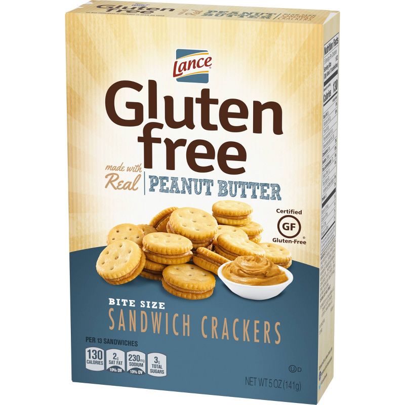 Lance Real Peanut Butter Bite Size Sandwich Crackers - 5oz