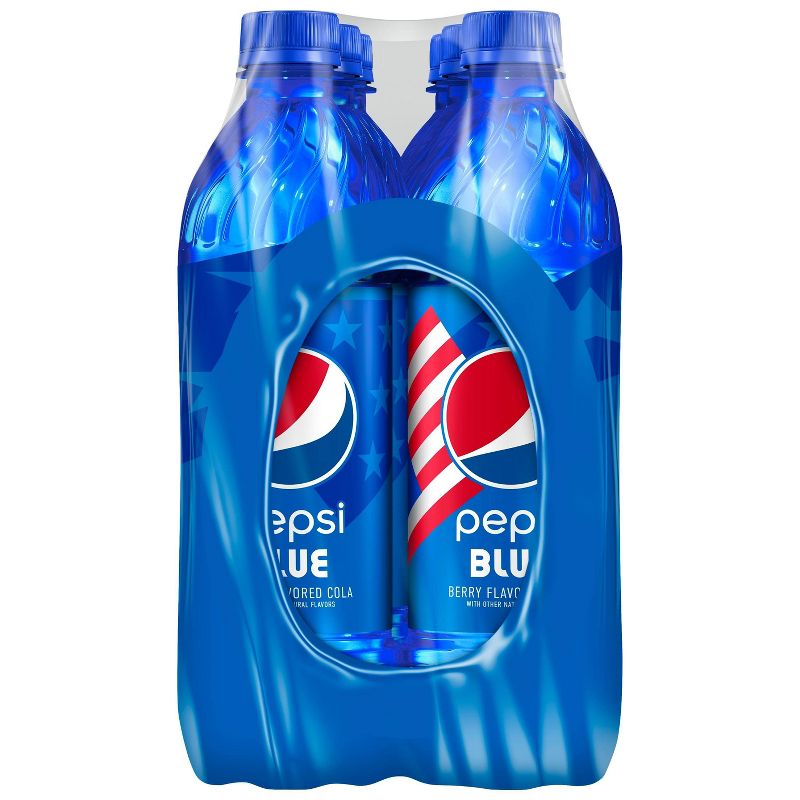 Pepsi Blue Soda - 6pk/16.9 fl oz Bottles