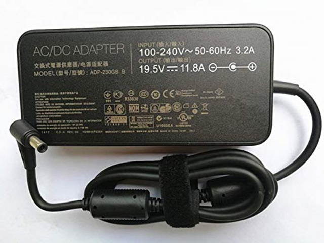 New 19.5 V 11.8A 230W Laptop Charger for Asus ADP-230GB B ROG FX95G FX95D FX95DU FX86F VX60G GL704GM GL704GV GL504GS GX501 GX501V GX501VI GX501VI-XS75 GX501VI-XS74 GX501VI-GZ027T Ac Power Adapter