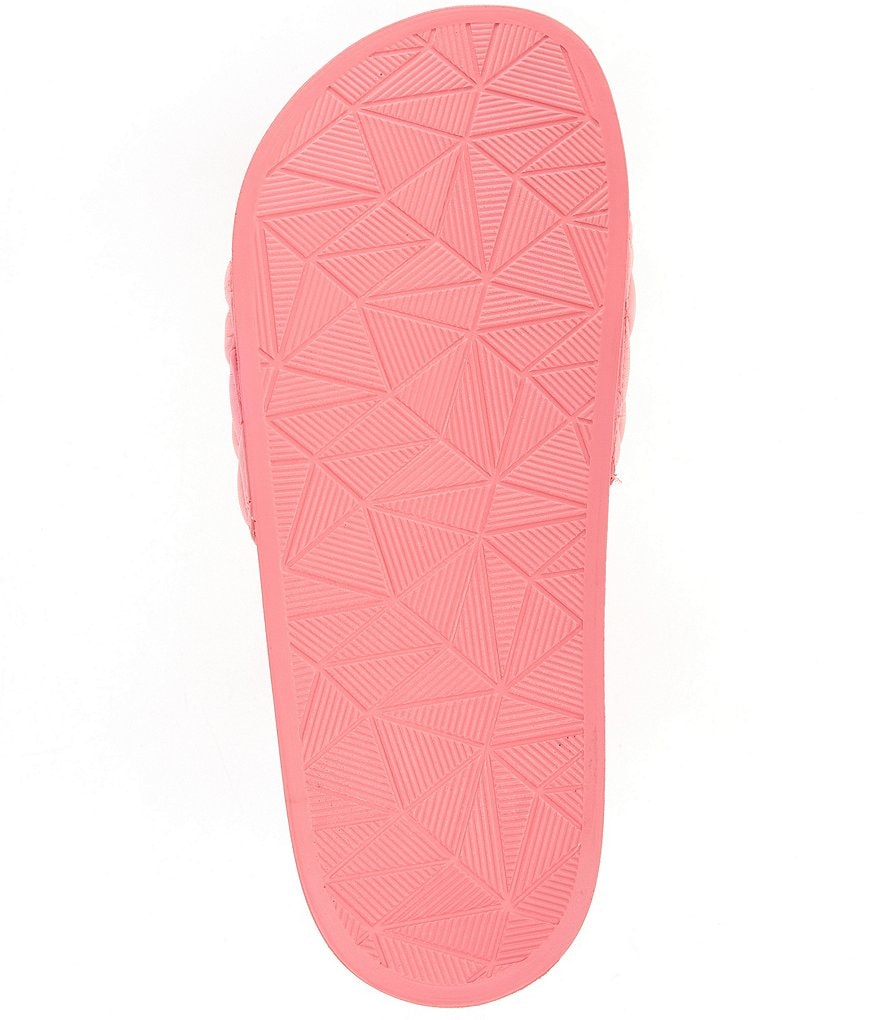 Kurt Geiger London Meena Eagle Head Ornament Quilted Pool Slides