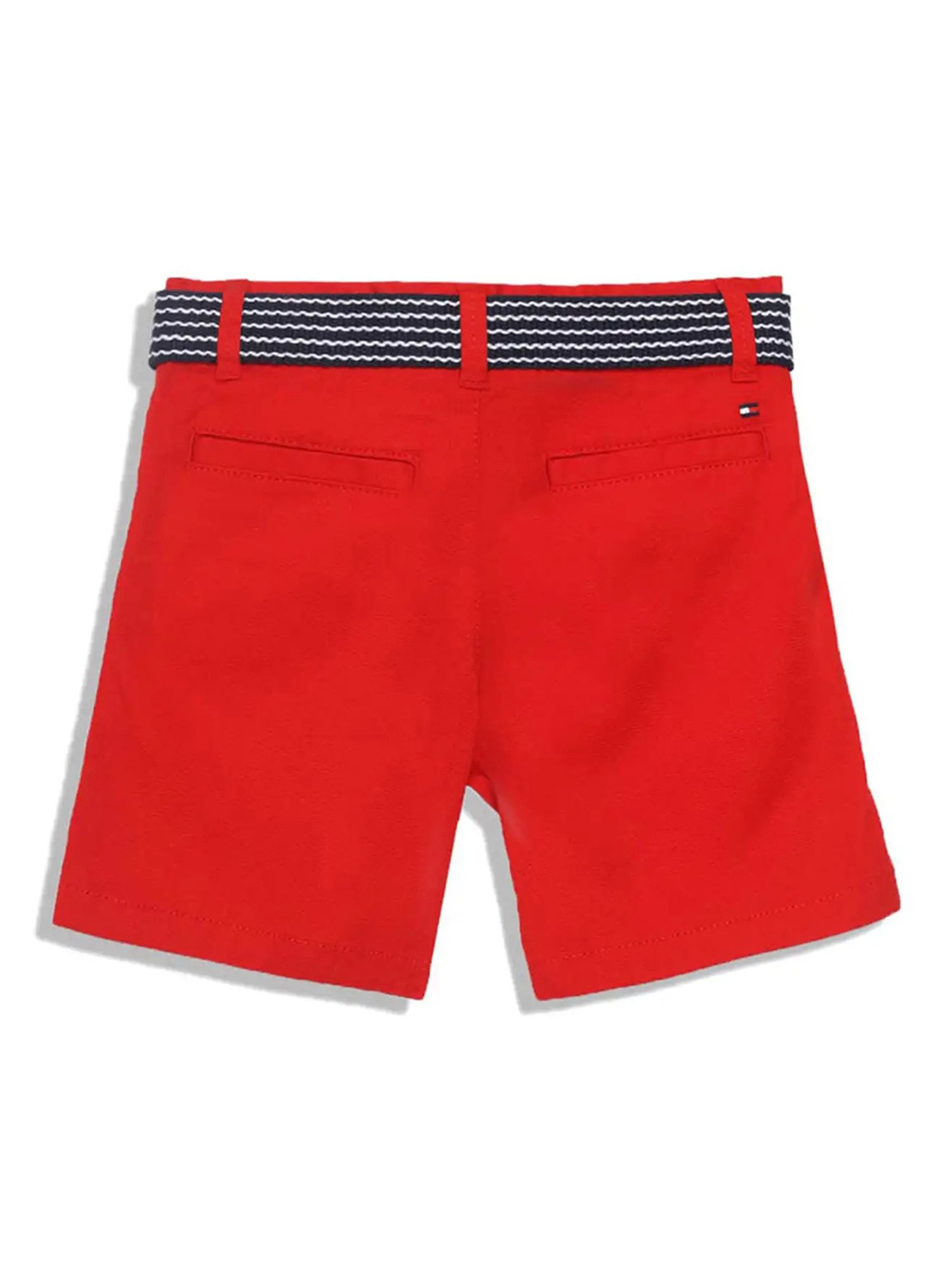 Tommy Hilfiger Kids Red Solid Shorts