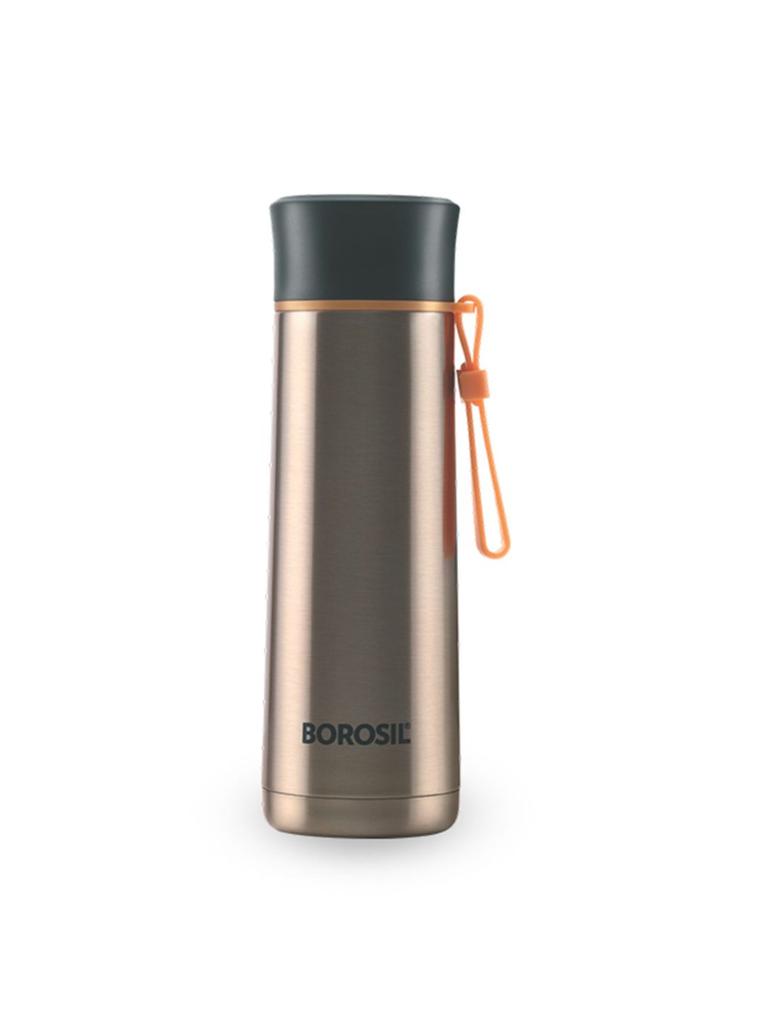 Borosil Gold Stainless Steel Hydra Sprint Vacuum Insulated Flask Water Bottle - 400 ml