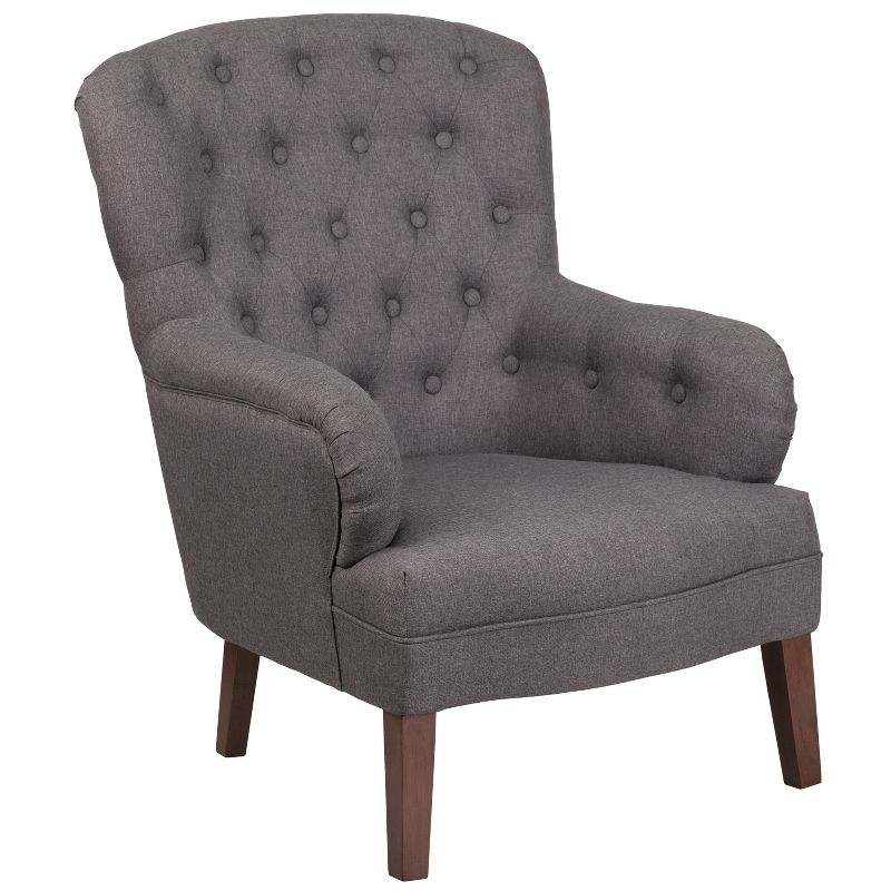 Hercules Arkley Tufted Armchair Gray - Riverstone Furniture