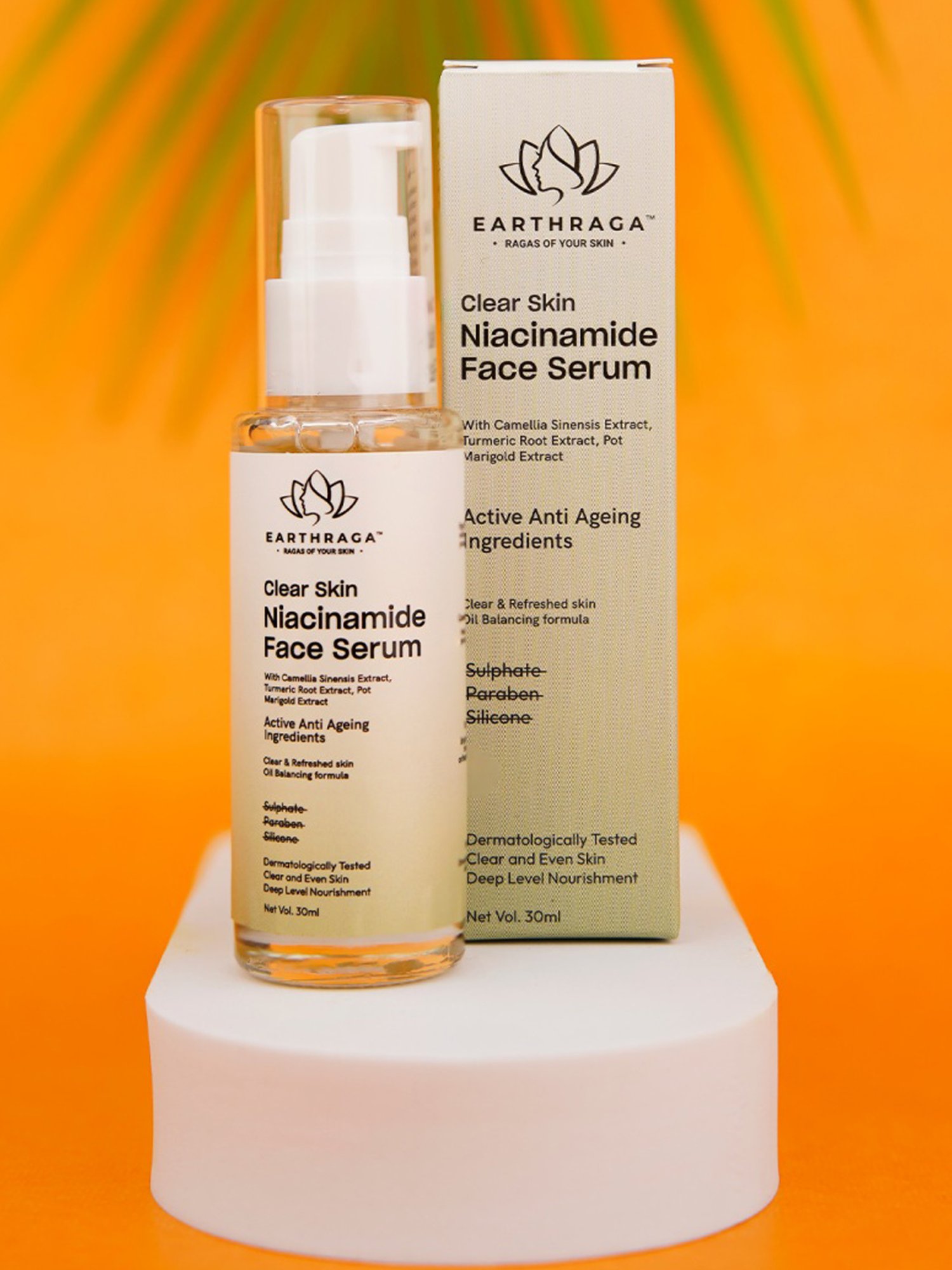 Earthraga Clear Skin Niacinamide Face Serum - 30 ml