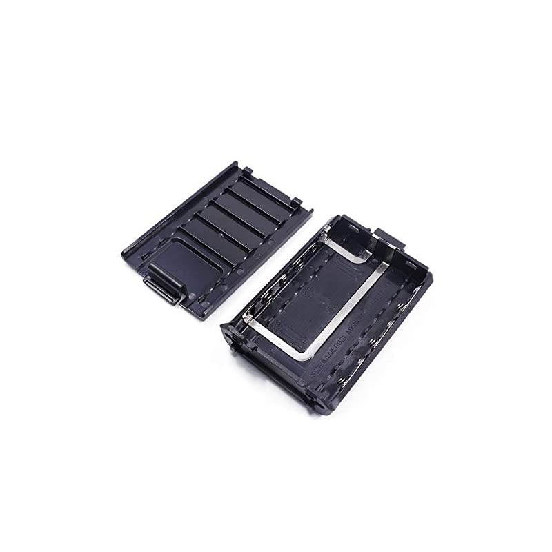 6xAAA Battery Case Shell for Portable UV-5R Series Radio Two Way Transceiver Walkie Talkie (Black)