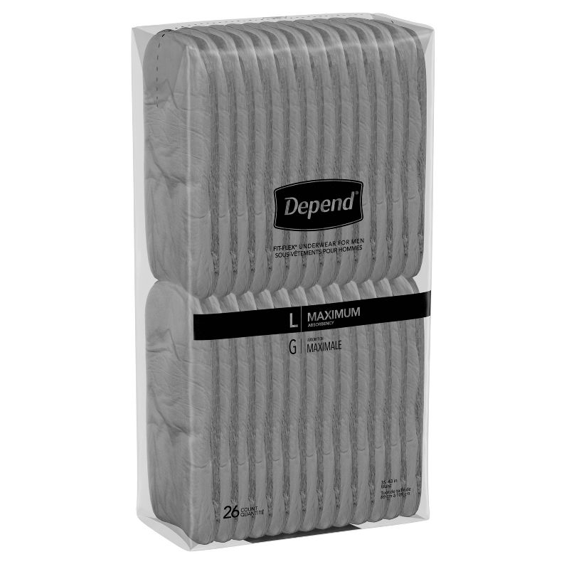 Depend Men's Underwear Max Absorbency - Large - 78ct