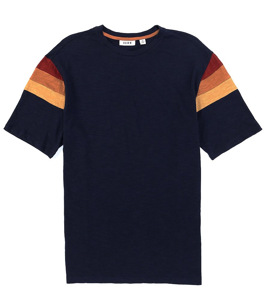 Short Sleeve Retro Stripe Crew