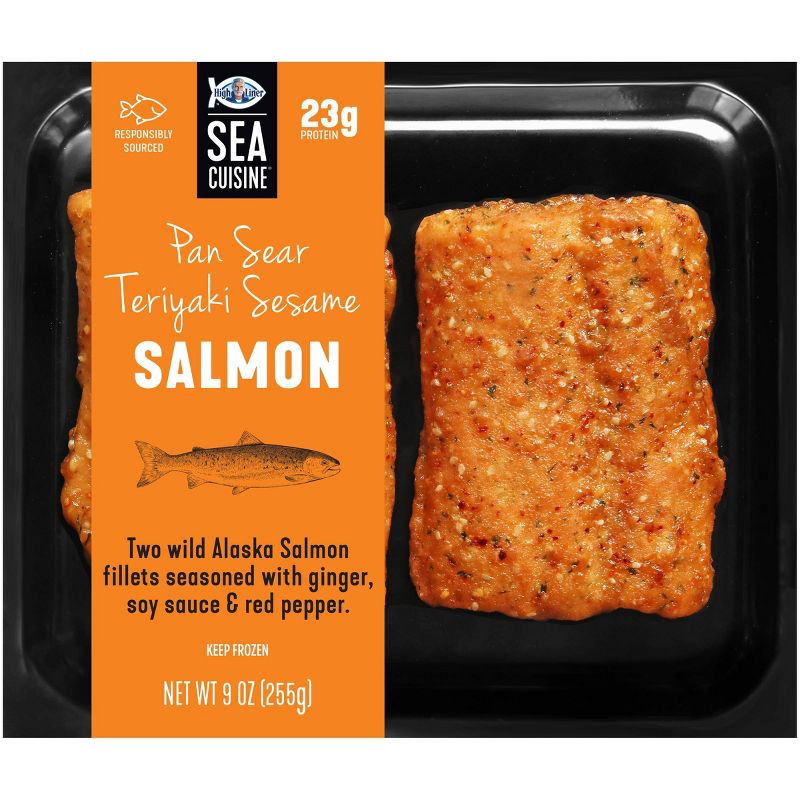 Sea Cuisine Pan Sear Teriyaki Sesame Salmon - Frozen - 9oz