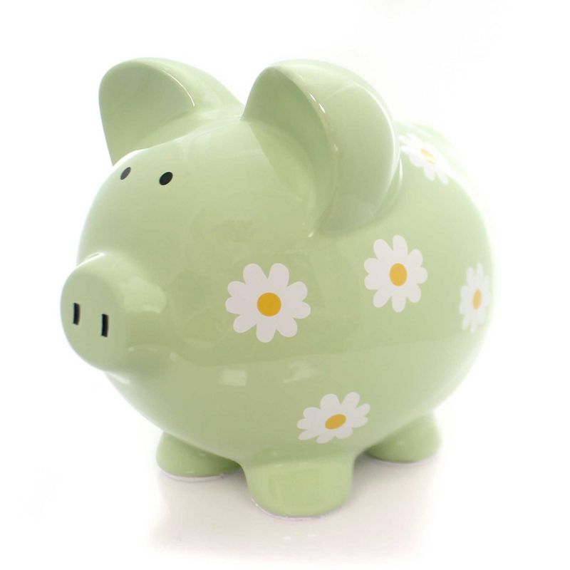 Bank 7.5" Daisy Piggy Bank Baby Birth Birthday Gift  -  Decorative Banks