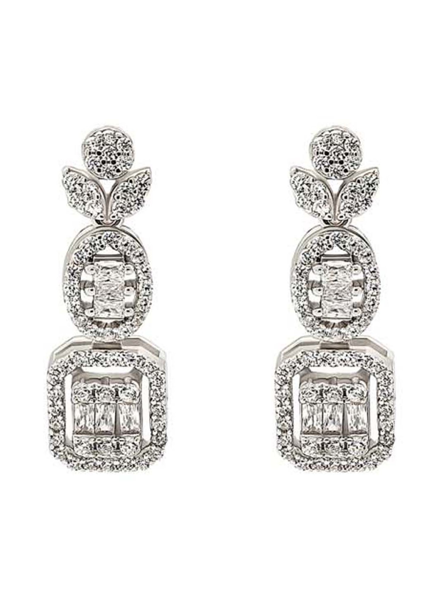 Silberry 925 Sterling Silver Marvel Drop Earrings for Women