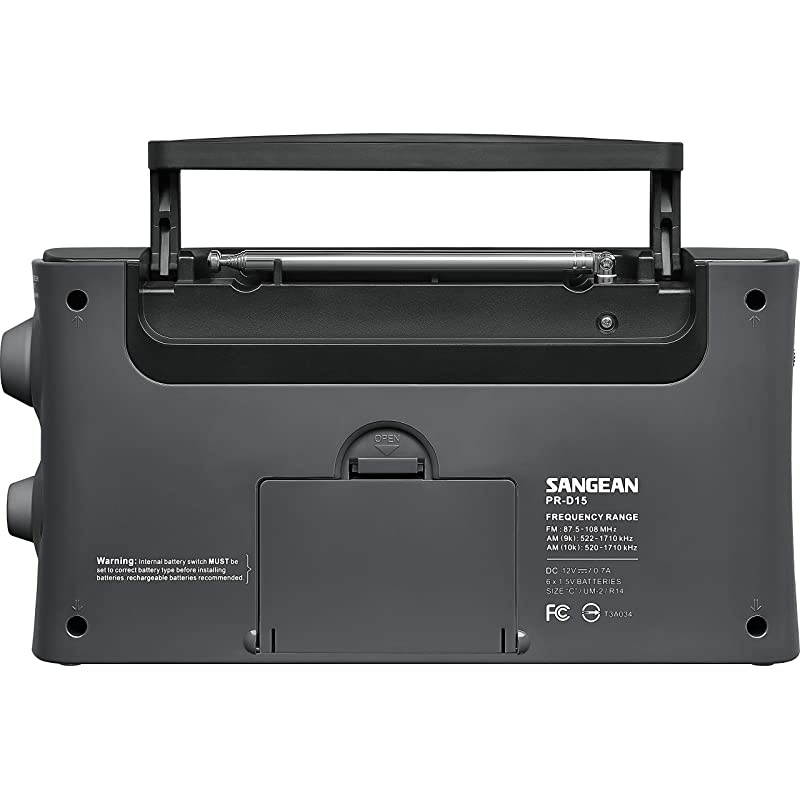 PR-D15 Digital Portable Stereo RDS Receiver Gray