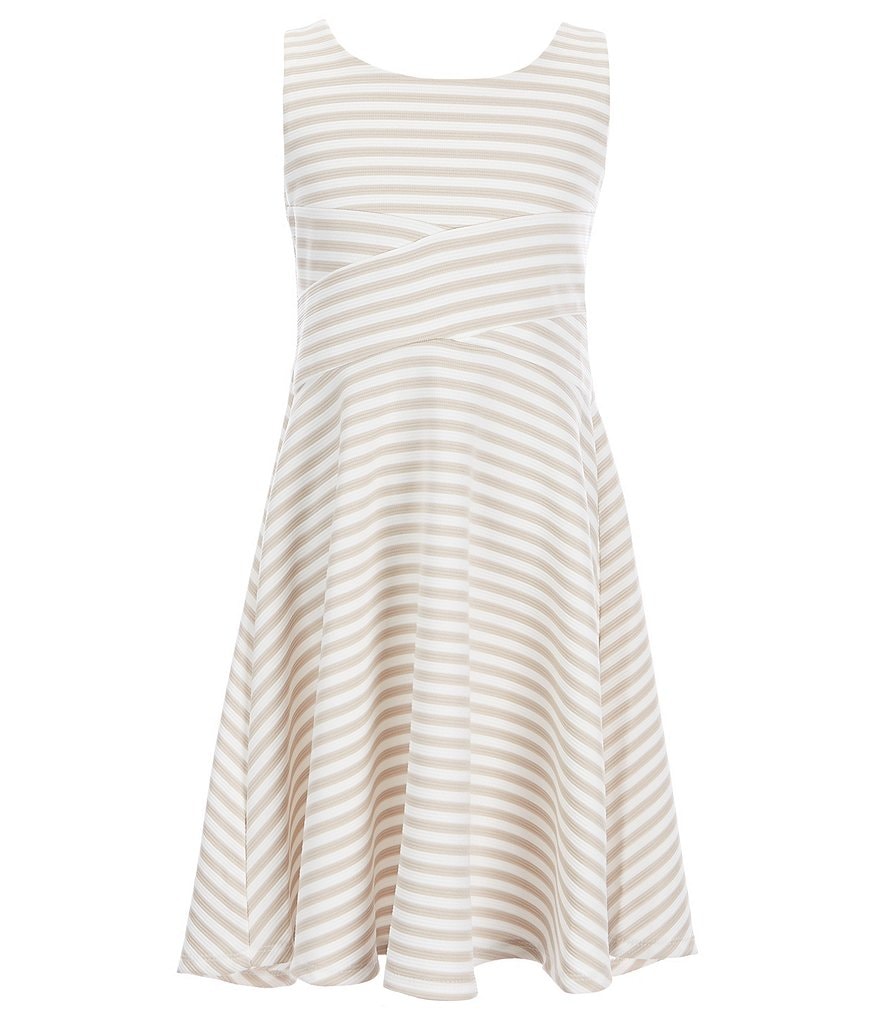 Rare Editions Big Girls 7-16 Tie-Dye Pleated Chiffon Maxi Dress