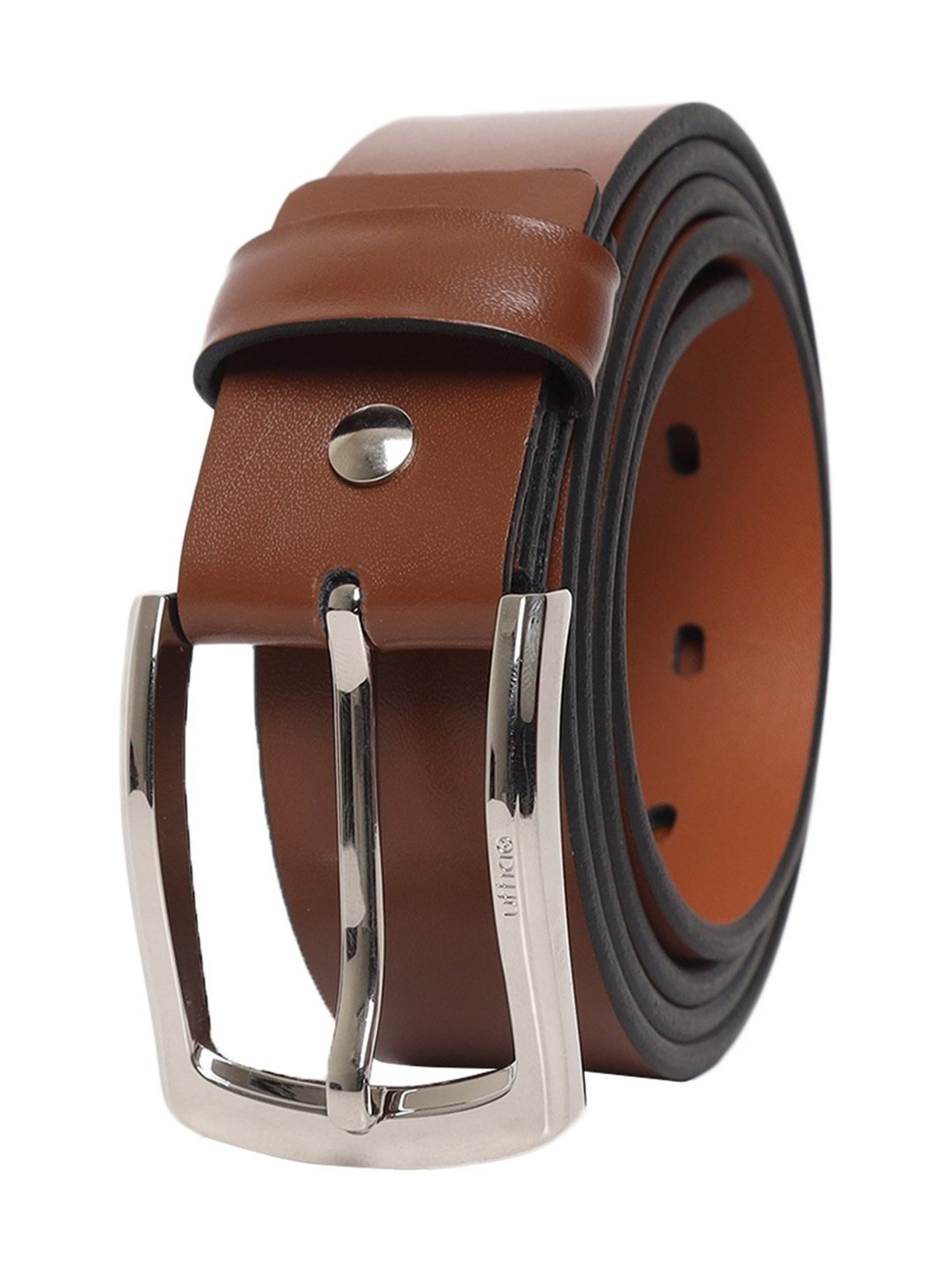 BULCHEE Tan Leather Casual Belt for Men