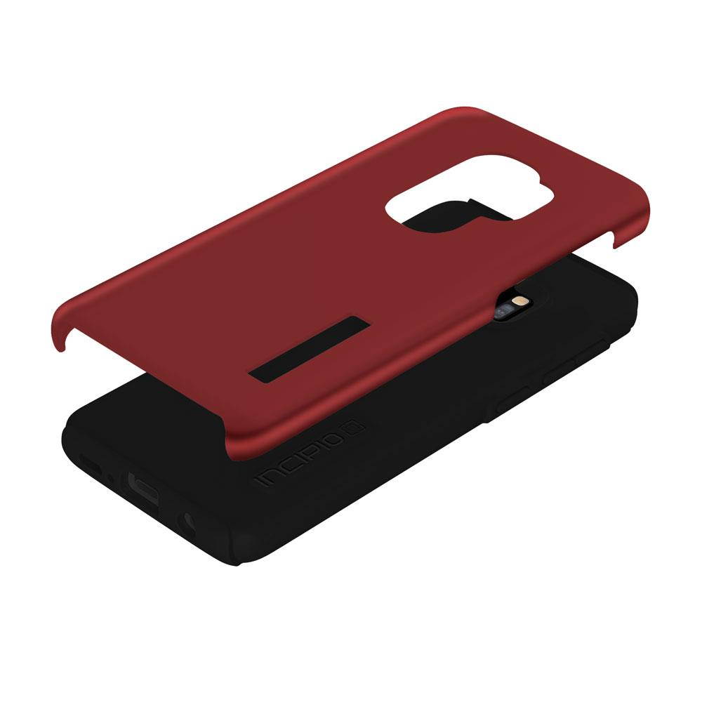 SAMSUNG GALAXY S9 INCIPIO DUALPRO CASE-IRIDESCENT RED/BLACK