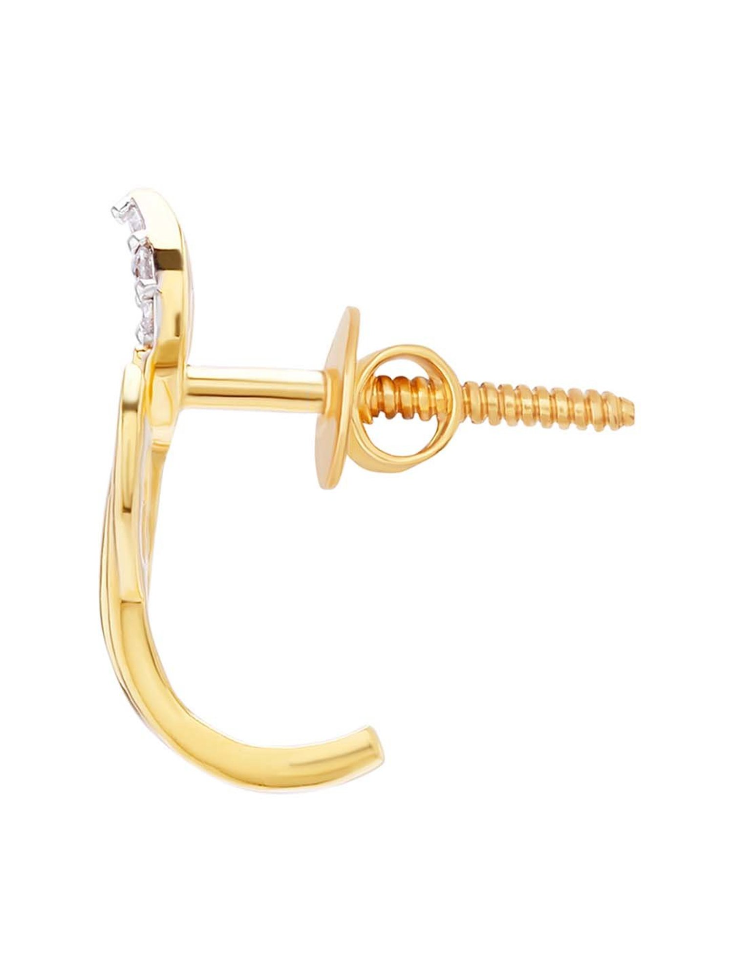 Waman Hari Pethe Jewellers 18k Gold & Diamond Earrings for Women