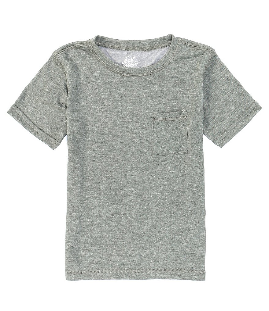 First Wave Little Boys 2T-7 Short-Sleeve Heathered Tee