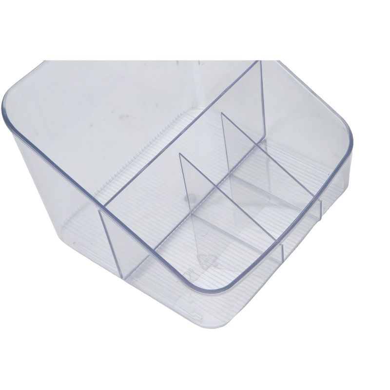 Mind Reader Multi-Purpose Mini Acrylic Coffee & Tea Condiment Storage Organizer, Clear