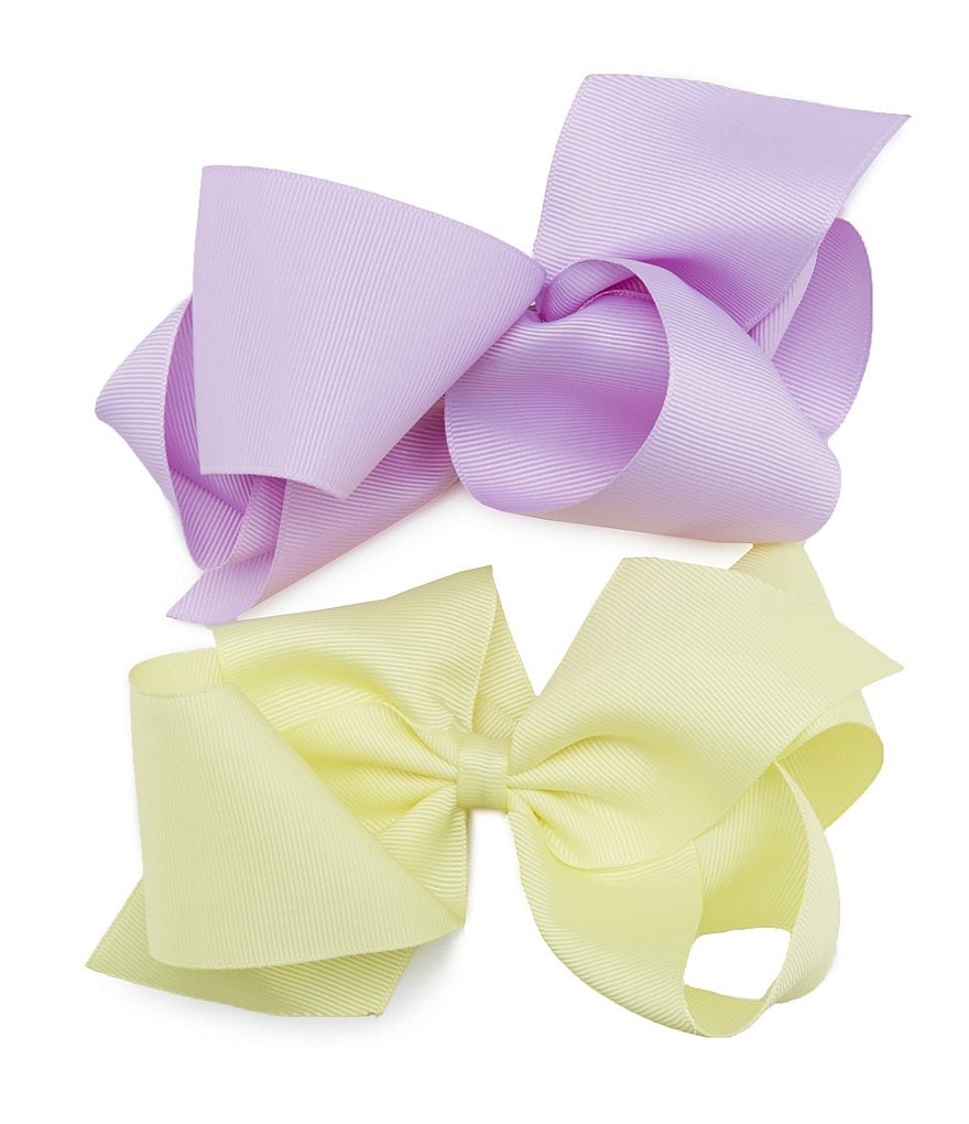 Copper Key Girls Grosgrain King Bows 2-Pack