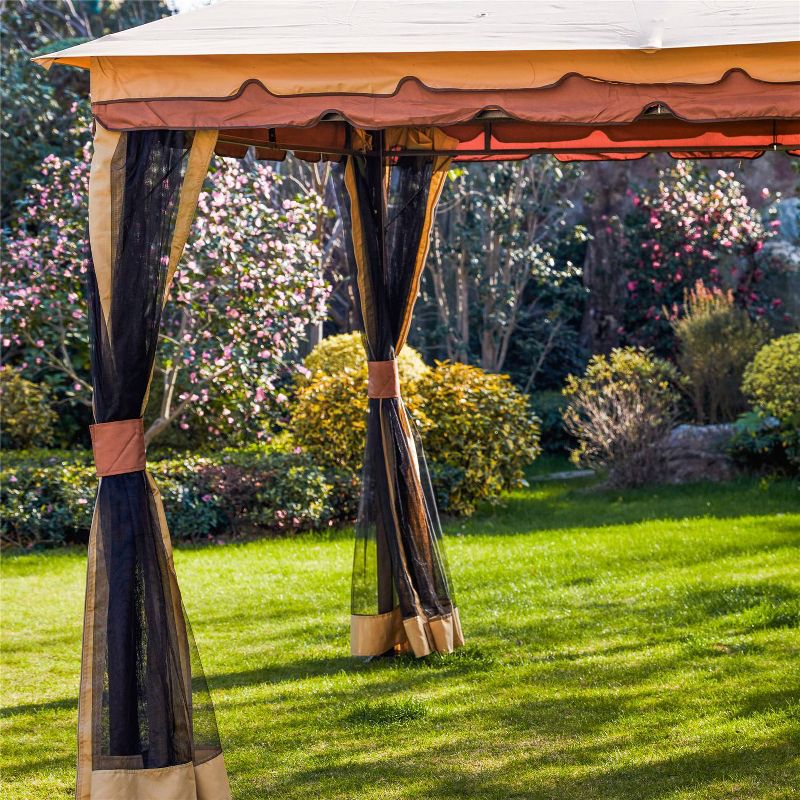 9' Patio Gazebo Brown - Patio Festival