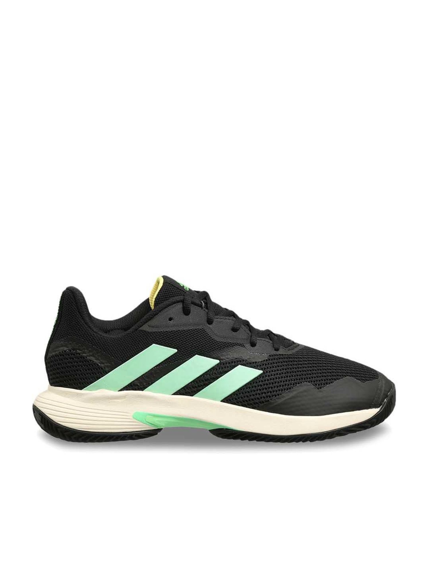 Adidas Men's Courtjam Control Clay Black Tennis Shoes