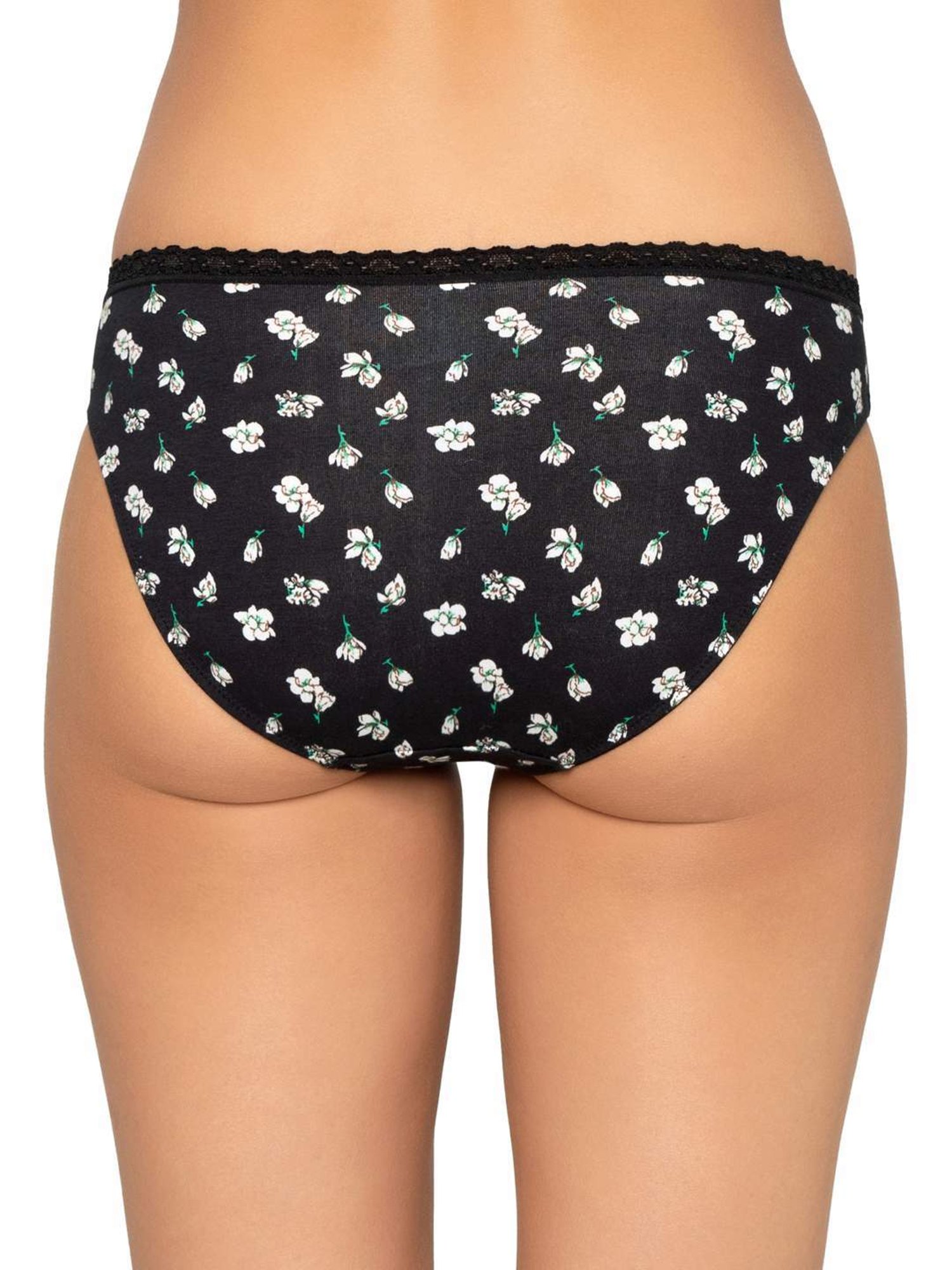 Lyra Assorted Color Cotton Printed Hipster Panties - Pack Of 4