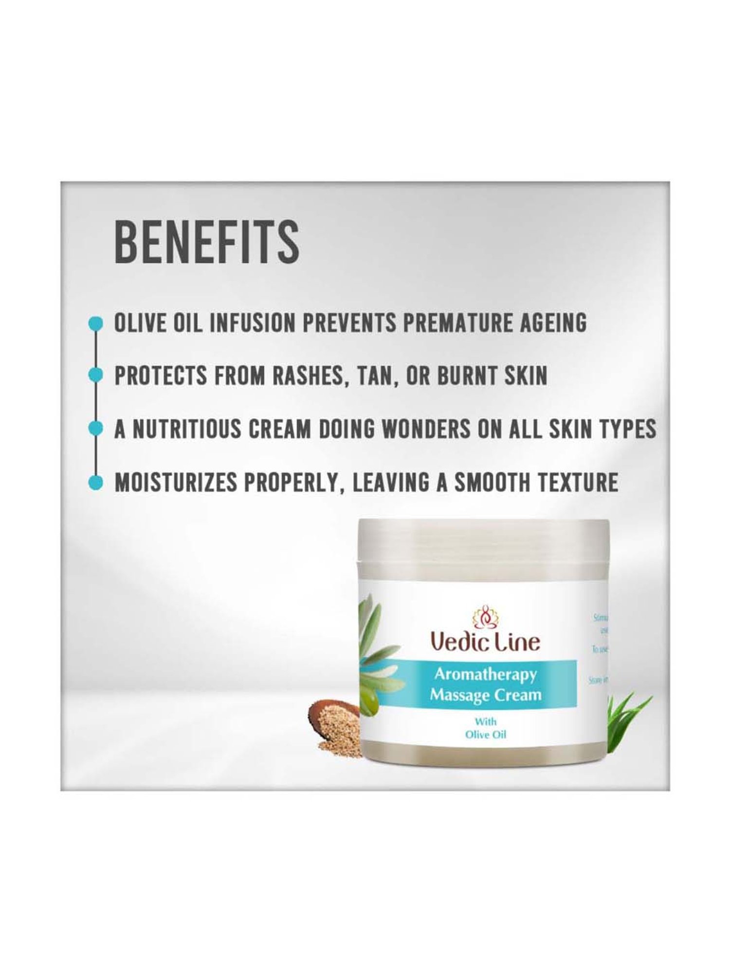 VEDIC LINE Aromatherapy Massage Cream - 100 ml