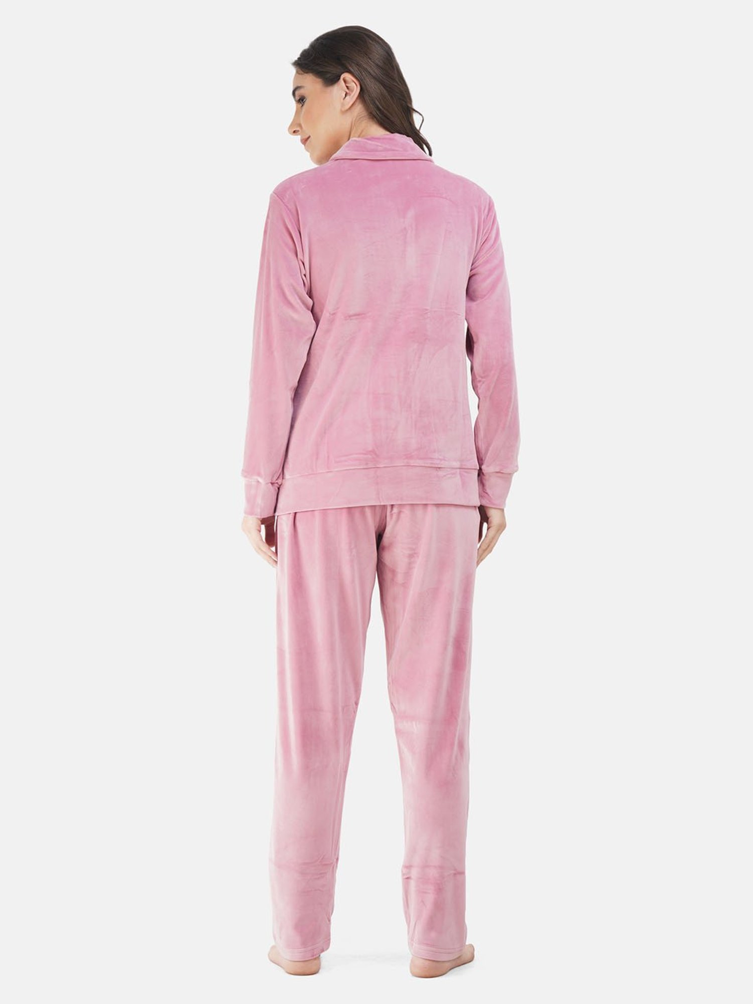 KOI SLEEPWEAR Light Pink Sweatshirt With Pyjamas