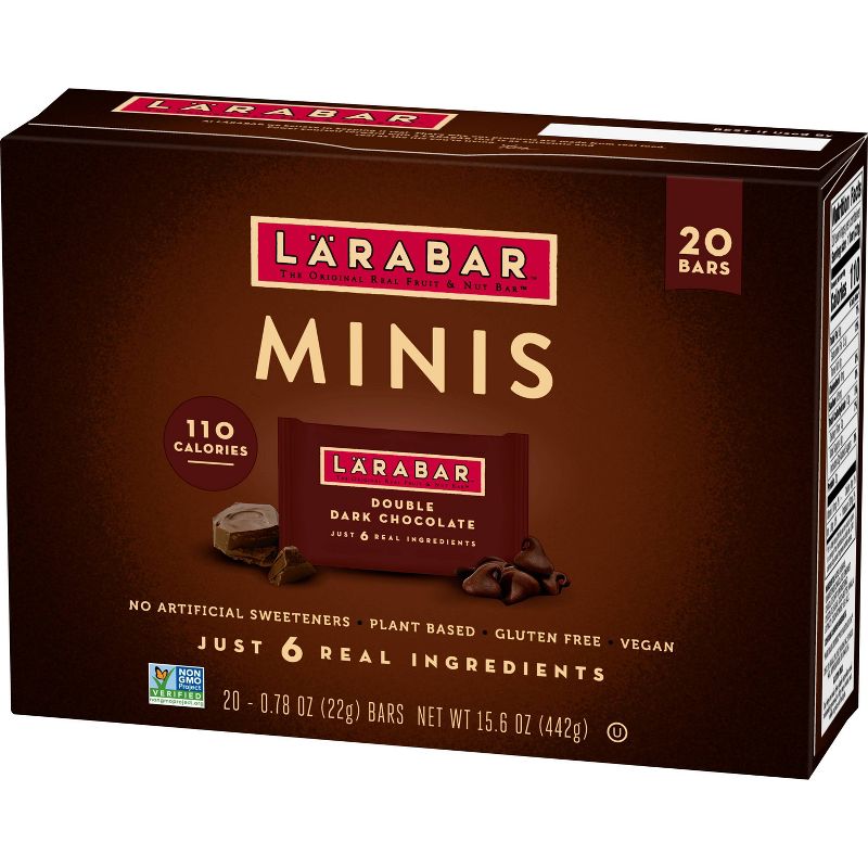 Larabar Minis Double Dark Chocolate - 15.6oz/20ct