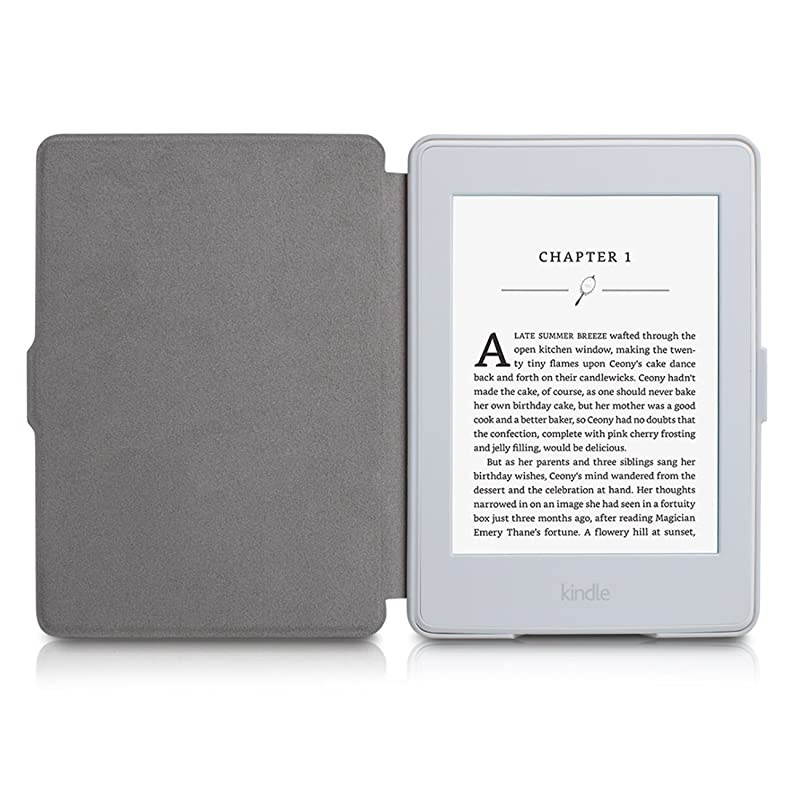Case for Kindle Paperwhite Prior to 2018(Model No.EY21 or DP75SDI) - PU Leather Case Smart Protective Cover Only Fits Old Generation Kindle Paperwhite Prior to 2018
