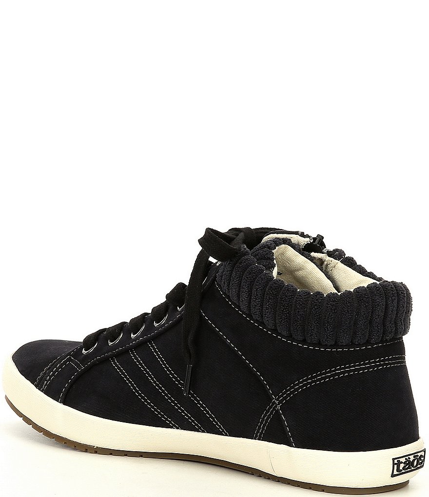 Taos Footwear Startup Hi-Top Vintage Lace-Up Sneakers