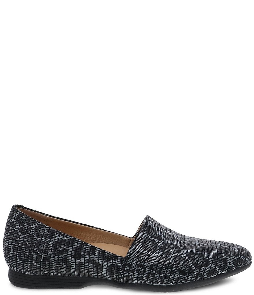 Dansko Larisa Grey Leopard Slip-Ons