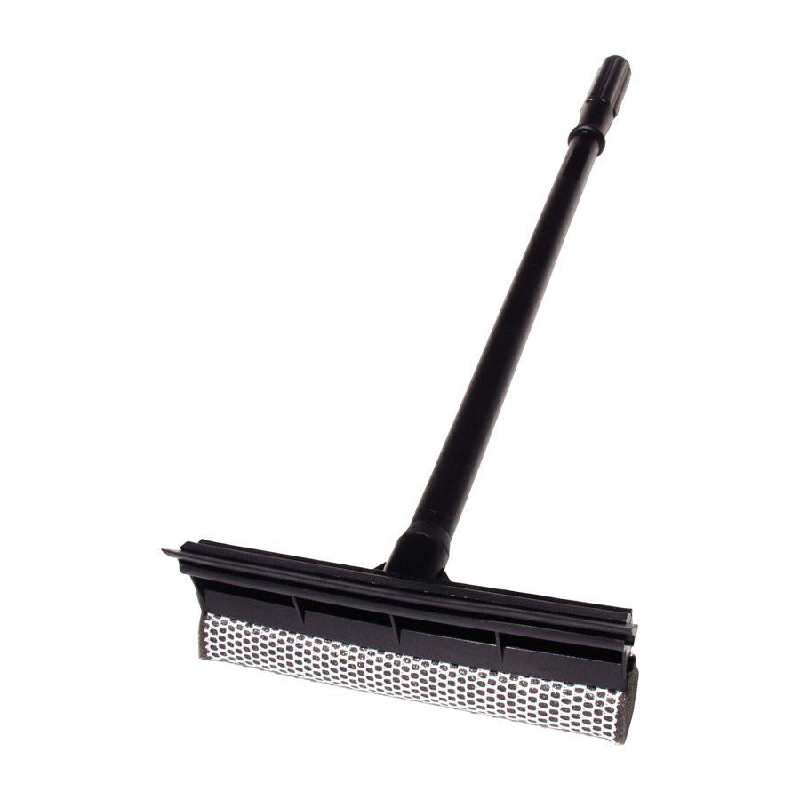 Unger Plastic Squeegee Scrubber 24" Handle Black AUSQ0