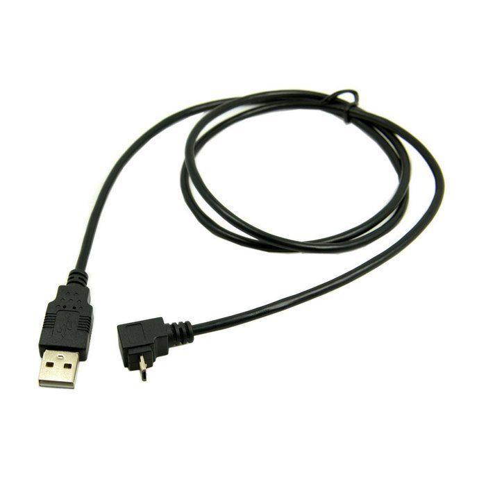 100cm Up Angled 90 Degree Micro USB Male to USB Data Charge Cable for Phone