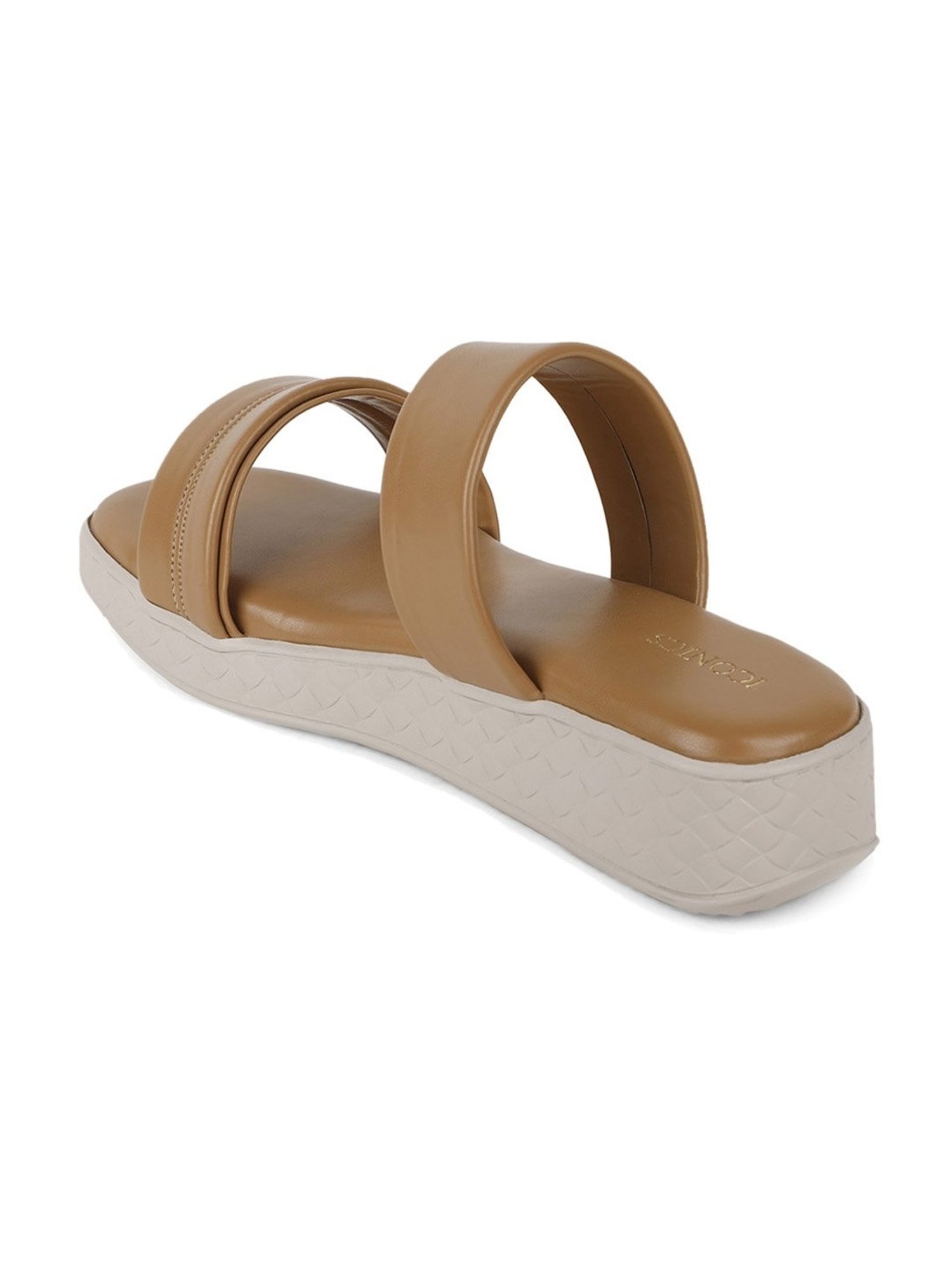 Iconics Women's Camel Casual Wedges