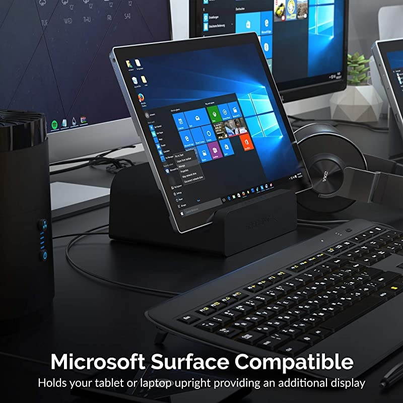 Universal Laptop Docking Station with Stand for Tablets and Notebooks Supports PC DSRICA